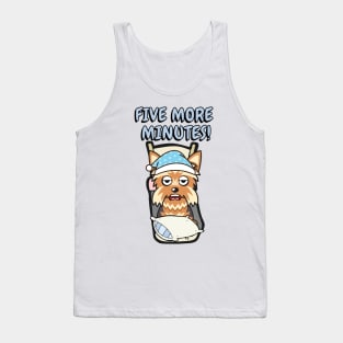 Lazy yorkshire terrier cant get out of bed Tank Top